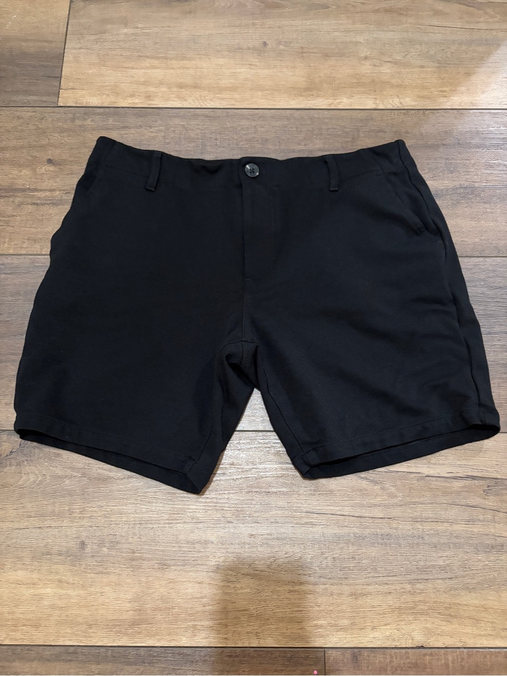 PAIGE Men's Rickson Stretch Trouser Shorts Black Size 34